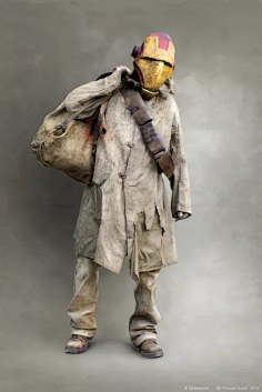 com采集蠢蠢的爱采集到废土服饰还是老外会玩丨末日废土系列《art of