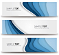 Blue Banners - Vector Graphic by DryIcons