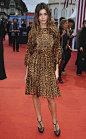 Elisa Sednaoui / leopard dress