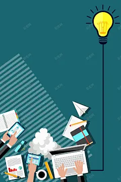 清新商务idea点子海报 科技 简约 网络 金融 高清背景 背景 设计图片 免费下载 页面网页 平面电商 创意素材