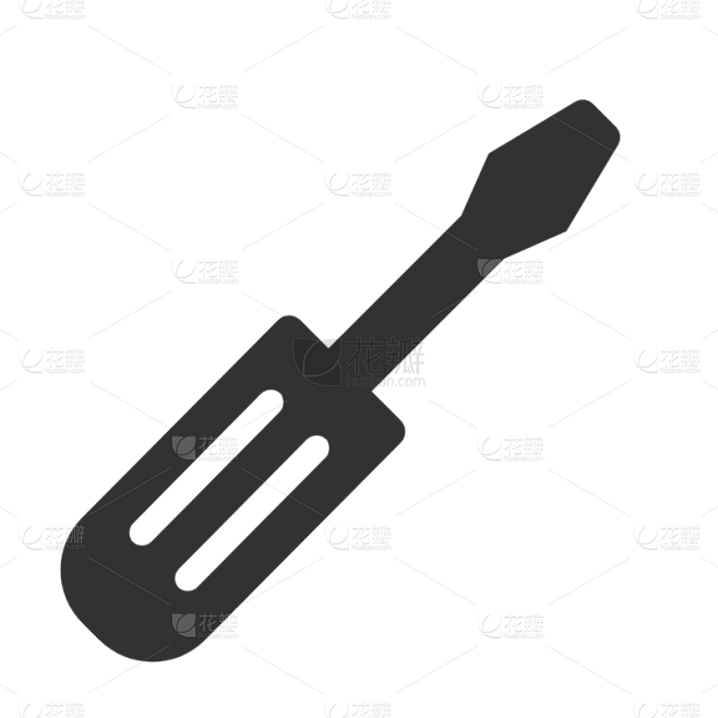 icon-维修工具元素-螺丝刀