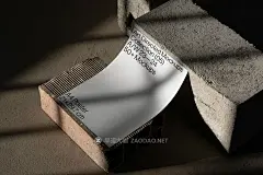 5款国外小众渔夫帽名片手提纸袋海报画册VI贴图PSD样机模板素材 Art Directed – Mockup Collection 05 Vol 3插图1