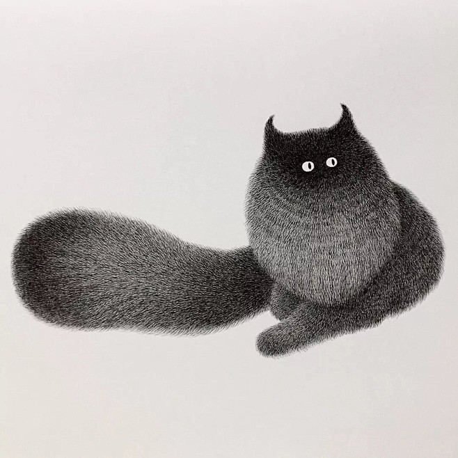 针管笔猫