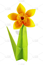 折纸黄花