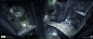 DOOM - Argent Breach Exterior, Felix Leyendecker : Argent Breach – Chasm exterior area.  I did all of the environment modeling, texture application and set dressing in this area, based off a leveldesign blockout by Craig Bernardo. Concept by Jon Lane. Dis