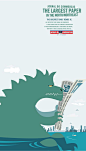 精彩国外插画风格创意广告#ad#