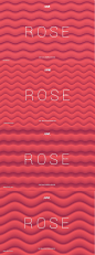 玫瑰色柔和抽象波纹背景 Rose Soft Abstract Wavy Bgs_