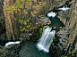 Picture of Litlanesfoss, Iceland, seen from above