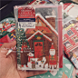 日本大创DAISO正品圣诞节Christmas礼物立体音乐祝福可爱圣诞贺卡-淘宝网
