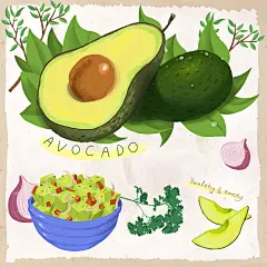 创意美食素菜水果动物素材