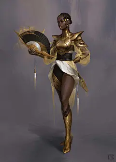 PARAGON unreleased hero, Yang J : Unreleased Character &quot;Solae”One of the first guardians, same as Yin.
Art direction: Chris Perna 
Art Lead: Kevin Lanning, Jordan walker
