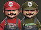 dkeez — Mario & Luigi : Hi. 
My latest work is Mario and Luigi Fan Art. 
I really like the image I found while surfing the web. 
I made it in 3D. 
Enjoy my work. 
Thank you.