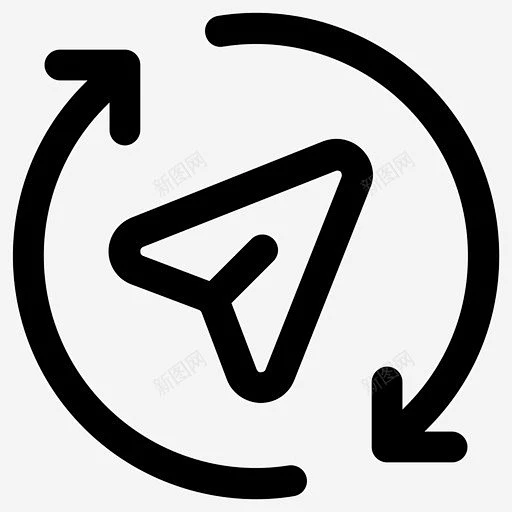 再次发送消息发送回同步图标 免费下载 页面网页 平面电商 创意素材-花瓣网