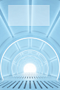 简约时尚大气蓝色隧道广告背景图_新图网 https://ixintu.com 商务 大气 小清新 广告 建筑 时尚 简约 蓝色隧道 隧道