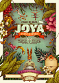 Cirque du Soleil JOYÀ Poster : A poster design for Cirque de Soliel's show JOYÀ, in Riviera Maya, Mexico.