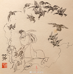 随心的（秘密花园）采集到连环画年画明信片