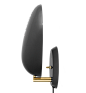 Gubi Grossman Cobra Wall Lamp jet-black
