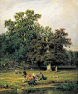 著名风景画家希施金(Ivan Ivanovich Shishkin)绘画作品  （四）