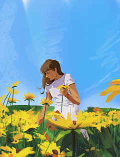二值画采集到Atey Ghailan