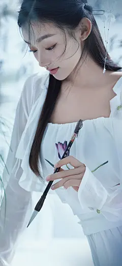 竹林风声起 梦入西洲里
cr：天航工作室
采集@别致的七