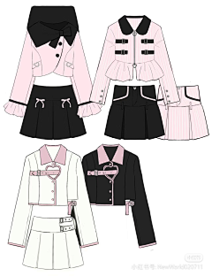 无尾熊◎采集到现代衣服设计