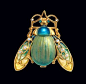 Masriera pendant brooch. Spanish jeweller Luis Masriera (1872-1958) was born into a family of jewellers and artisans. After attending the Centennial exhibition in Paris in 1900, he melted down his entire gold stock and switched to art nouveau and dec.: