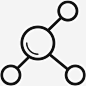 分子结构搜索引擎优化与网络营销矢量线图标图标_88ICON https://88icon.com 分子结构 搜索引擎优化与网络营销矢量线图标