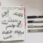 Family favorite meals in bullet journal