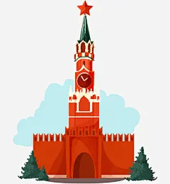彩色世界名胜矢量素材_新图网 https://ixintu.com 伊丽莎白塔 世界 旅行建筑 名胜古迹