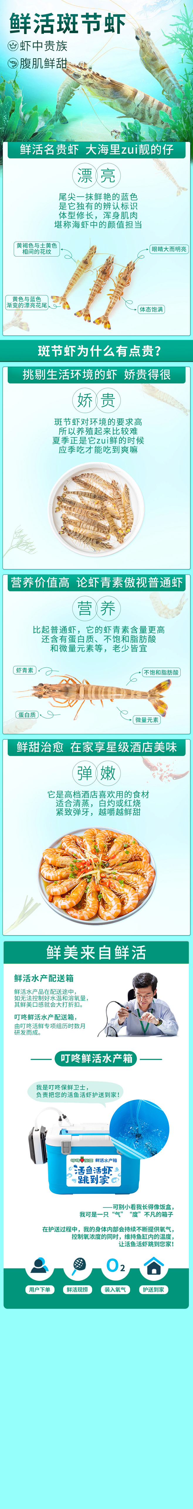 斑节虾详情页 叮咚买菜