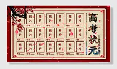 高考状元照片墙