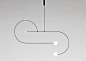 Mobile Chandelier 13 : The three new Mobile Chandeliers are a natural evolution of the series first designed in 2008 (Mobile Chandelier 1 to 10). Further exploring the language of curves introduced in 2015 these pieces continue to explore a playful comple