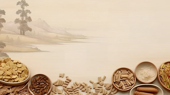 传统中医中药中草药背景(1)-花瓣网