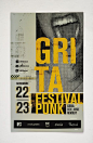 GRITA festival | Sistema gráfico on Behance