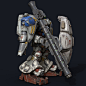 Gundam GP02A, Payne Pang : render in substance painter