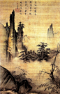 踏歌图 宋·马远 绢本设色 纵192.5 X横111厘米 北京故宫博物院藏

马远（约1170~1260），南宋画家，字遥文，号钦山，钱塘（今浙江杭州）人。祖辈四世为画院待诏。擅画山水, 构图多取“一角”之景，故人称“马一角”，兼画人物、花鸟，为“南宋四家”之一。《踏歌图》是马远最为著名的传世作品，其布局似全景而非全景，是对自然景物进行大胆的剪裁，又用大片云烟加以衔接而成，其章法和笔法都 在李唐的基础上，有了新的刨造。