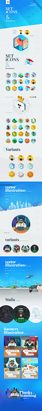 icons mafia ILLUSTRATION  logo Logotype Drawing  Web Design  web site graphic design  design