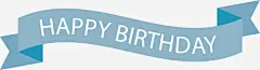生日快乐的图标矢量图高清素材 图标 图案 字母 条幅 生日 英文 蓝色 矢量图 免抠png 设计图片 免费下载