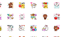 AnimeEMOJI BLESS n Daily BROWN & FRIENDS – LINE表情貼 | LINE STORE