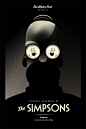 《辛普森一家》，难得一见的黑色海报，和难得一见的易拉罐眼睛