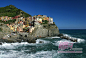 意大利五渔村的斑斓风景