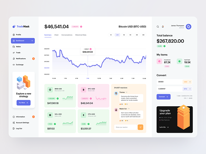 Crypto Dashboard by ...