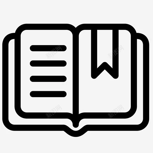 书签教育读书图标 页面网页 平面电商 创意素材-花瓣网