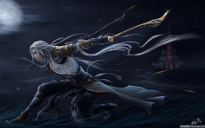 中国风商业插画游戏原画古风人物仙侠玄幻