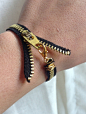 All Zipped Up Zipper Bracelet by PrettyPennyJewelry on Etsy