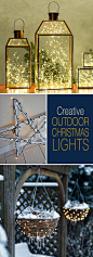 Creative Outdoor Christmas Lights • Lots of Great Ideas & Tutorials!: 