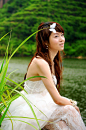 爱遗落在山谷—唯美浪漫婚纱素材