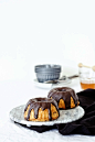 Spelt Coconut Honey Cake with Chocolate Ganache via The Artful Desperado