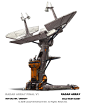 STARLINK: BATTLE FOR ATLAS, Ian Galvin : I was contacted by Ubisoft Toronto to support them working on Starlink: Battle for Atlas in 2016. I was responsible for designing weapons, props, and structures for world building, cinematic sets and environments.