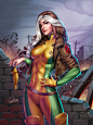 其中包括图片：ROGUE_X-MEN by Douglas-Bicalho on DeviantArt